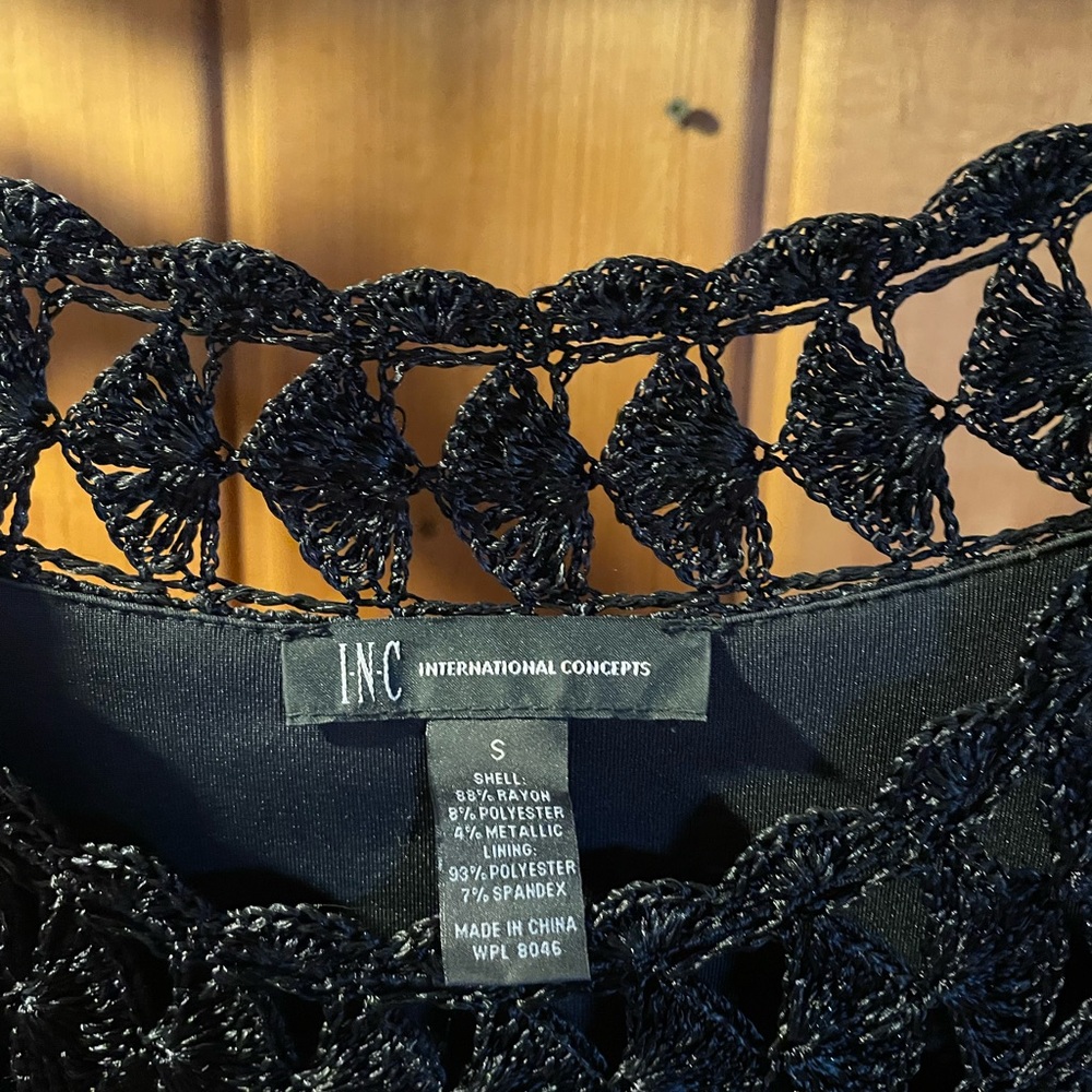 Black above knee international concept, size small dress